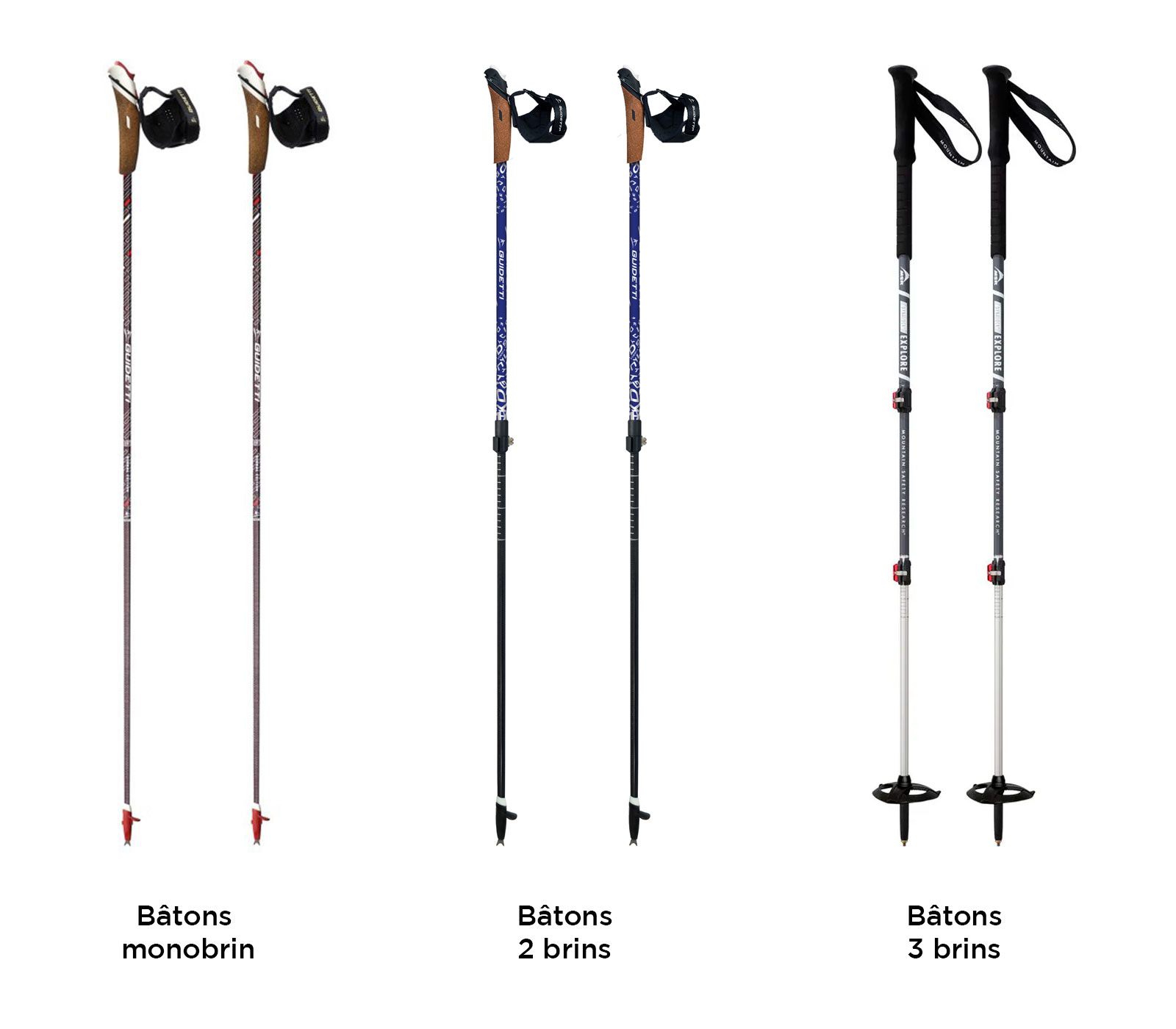 Types of walking poles