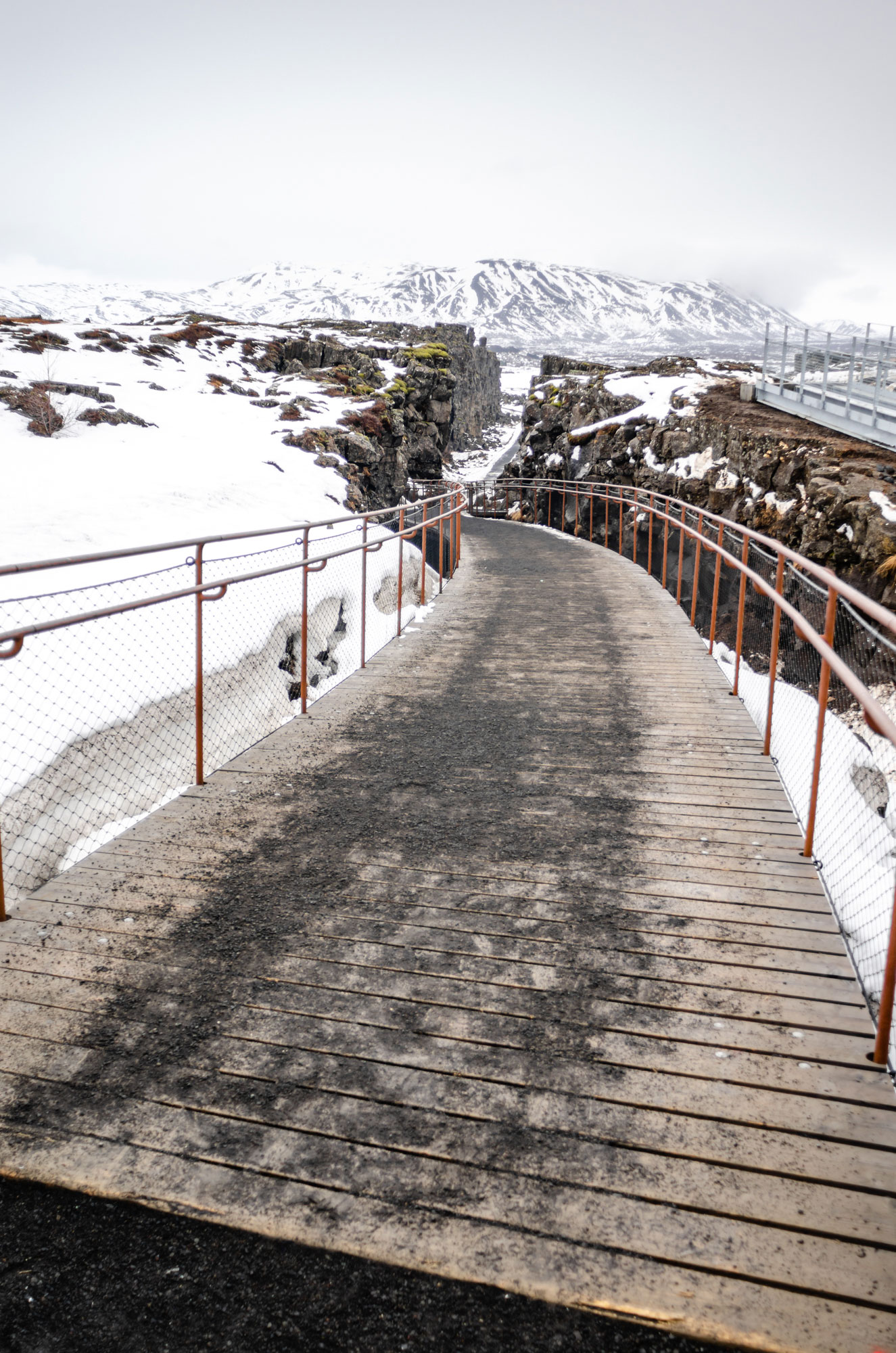 La faille d'Almannagjá dans le parc national de Thingvellir