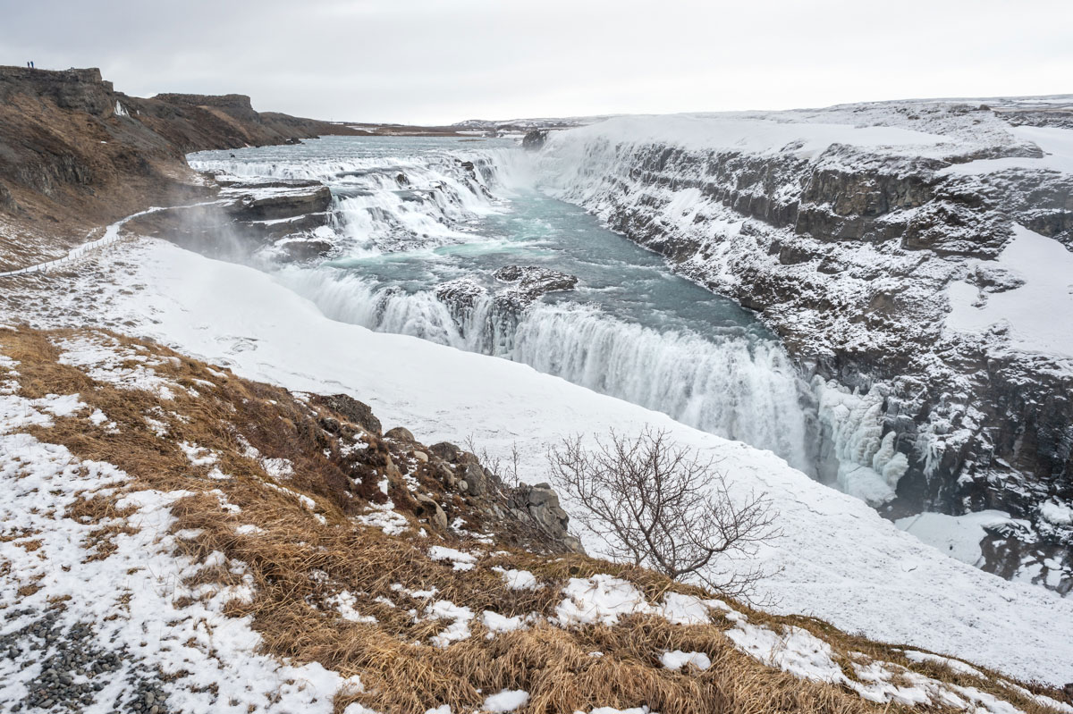 Gullfoss en hiver