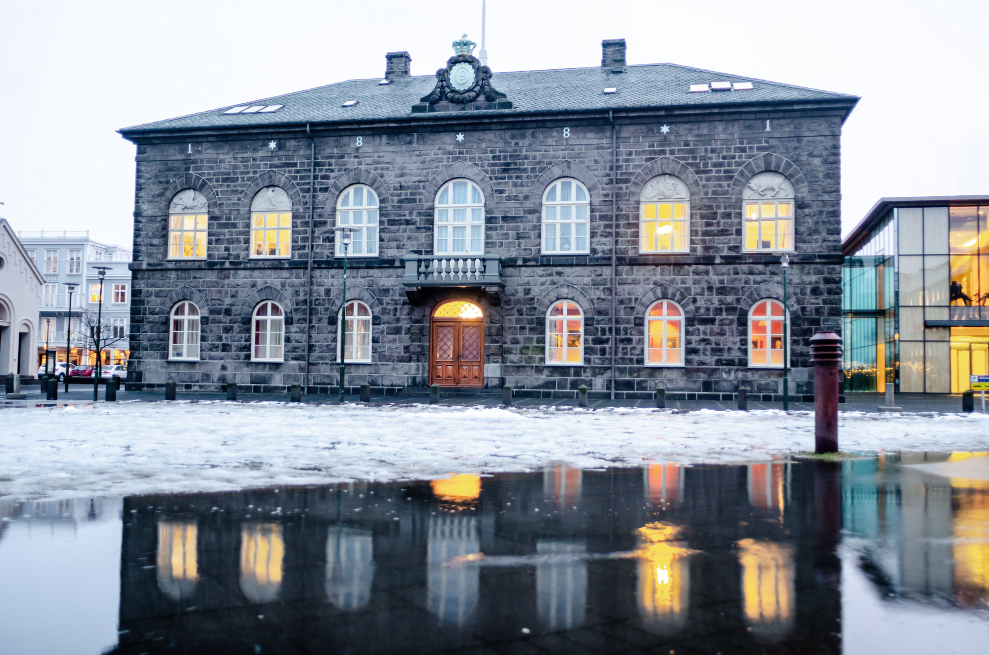 l'Althing, le parlement d'Islande à Reykjavik