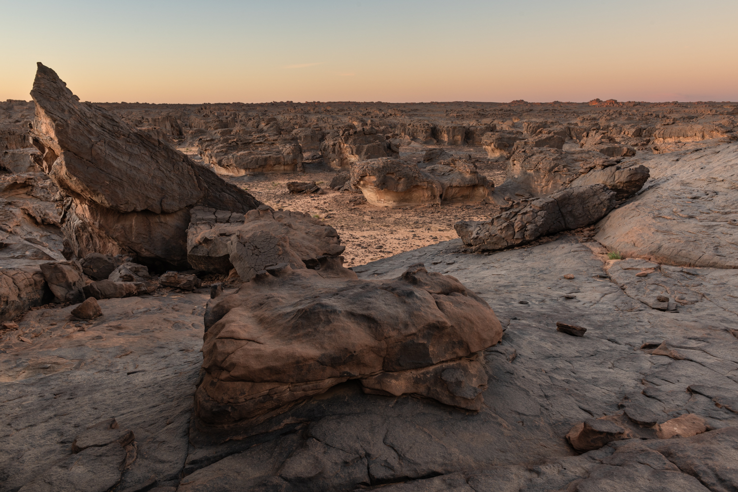 The Tassili n'Ajjer in the Algerian Sahara