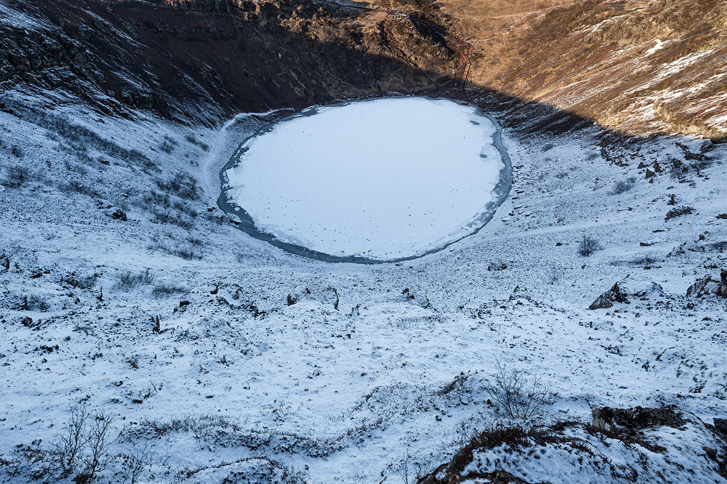 Le cratère volcanique de Kerið