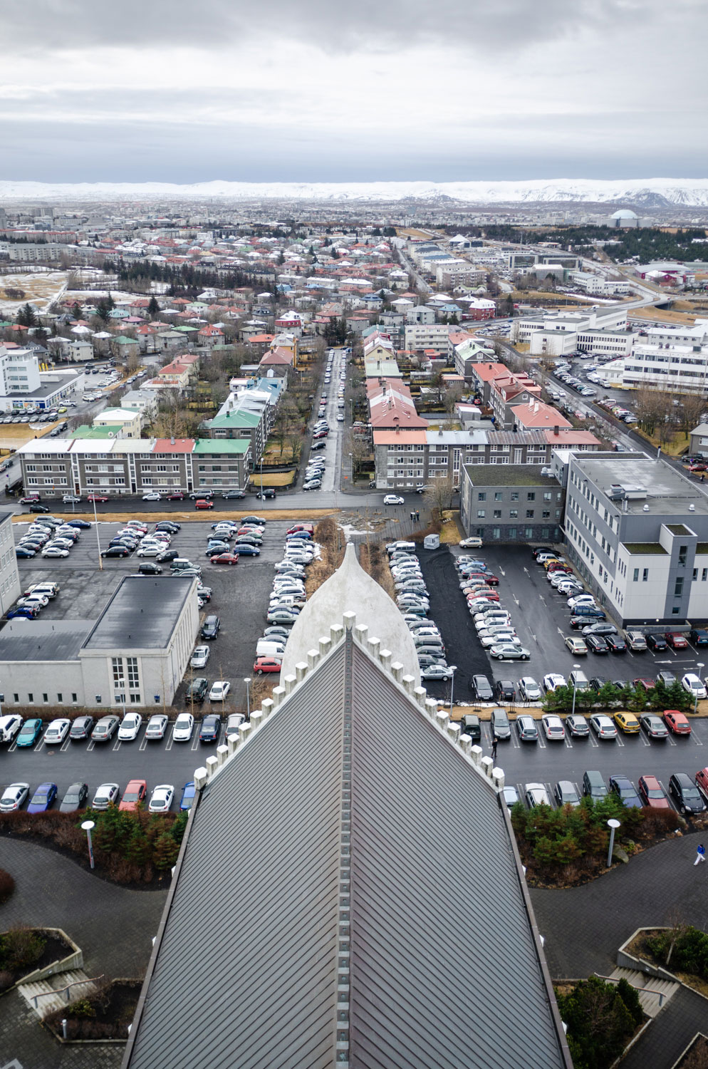 View of Reykjavik from Hallgrímskirkja church