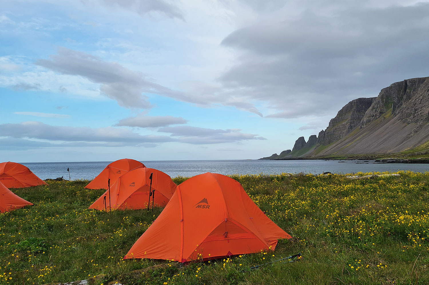 The MSR Access 3 tent in Iceland