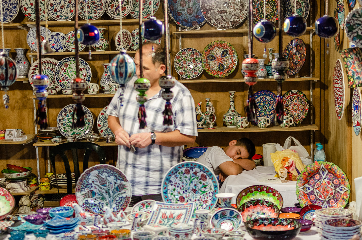 The merchants of the Istanbul Bazaar