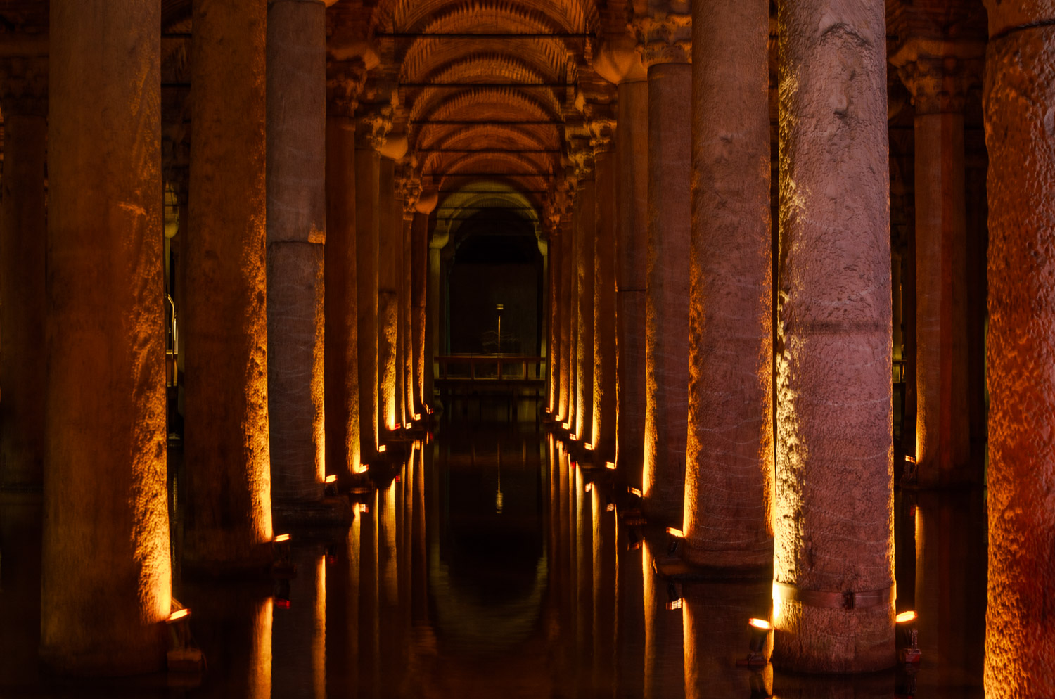 The Basilica Cistern in Istanbul