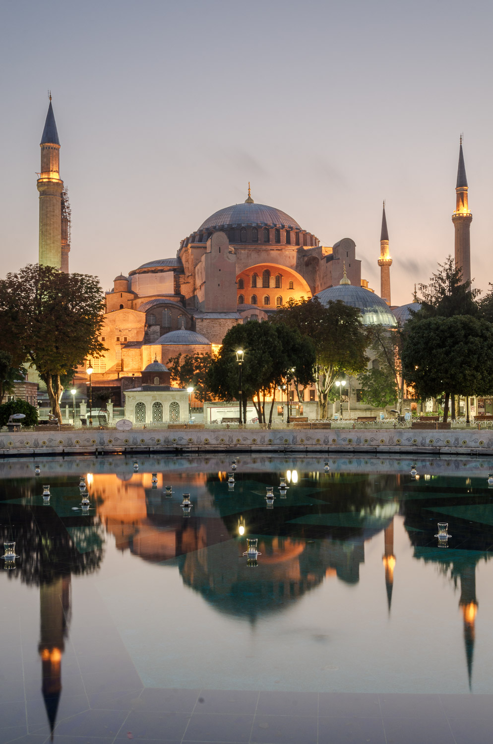 The Hagia Sophia mosque and church in Istanbul