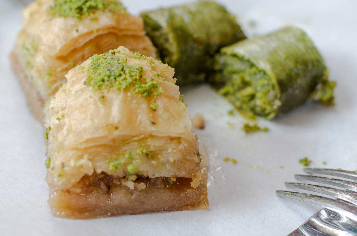 The famous baklava during my 4 day trip to Istanbul